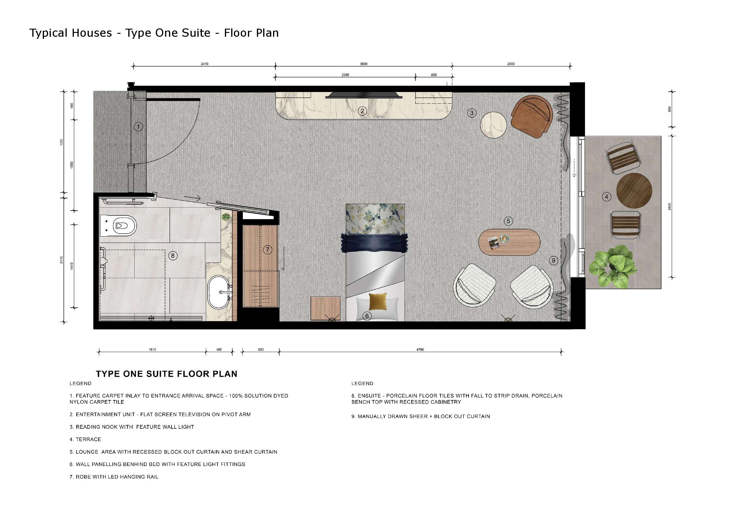 Mt Eliza Gardens - Type 1 Suite Floor Plan